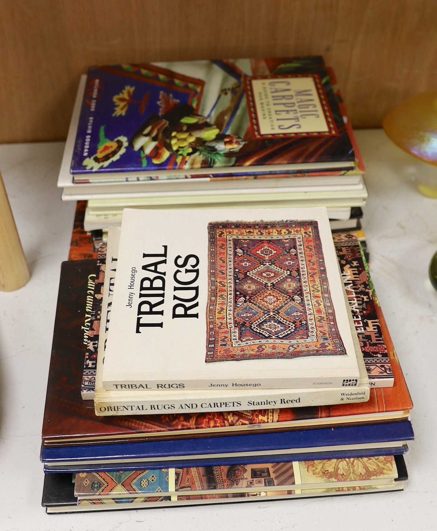 Assorted reference books - Asian rugs(14)